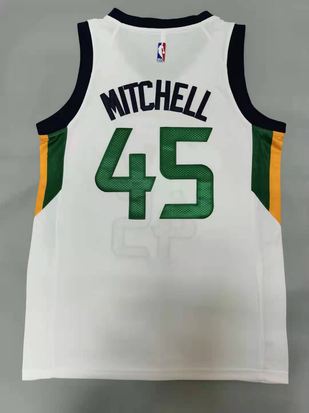 Men Utah Jazz #45 Mitchell White 2021 Nike Game NBA Jerseys->portland trail blazers->NBA Jersey